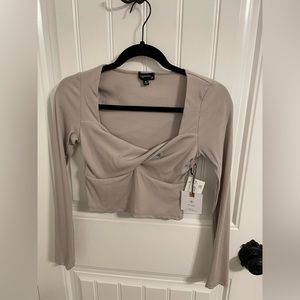 Dry Goods Originality Knit Cropped Blouse Size Small